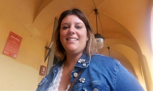 Elena Meini stamani a Cascina